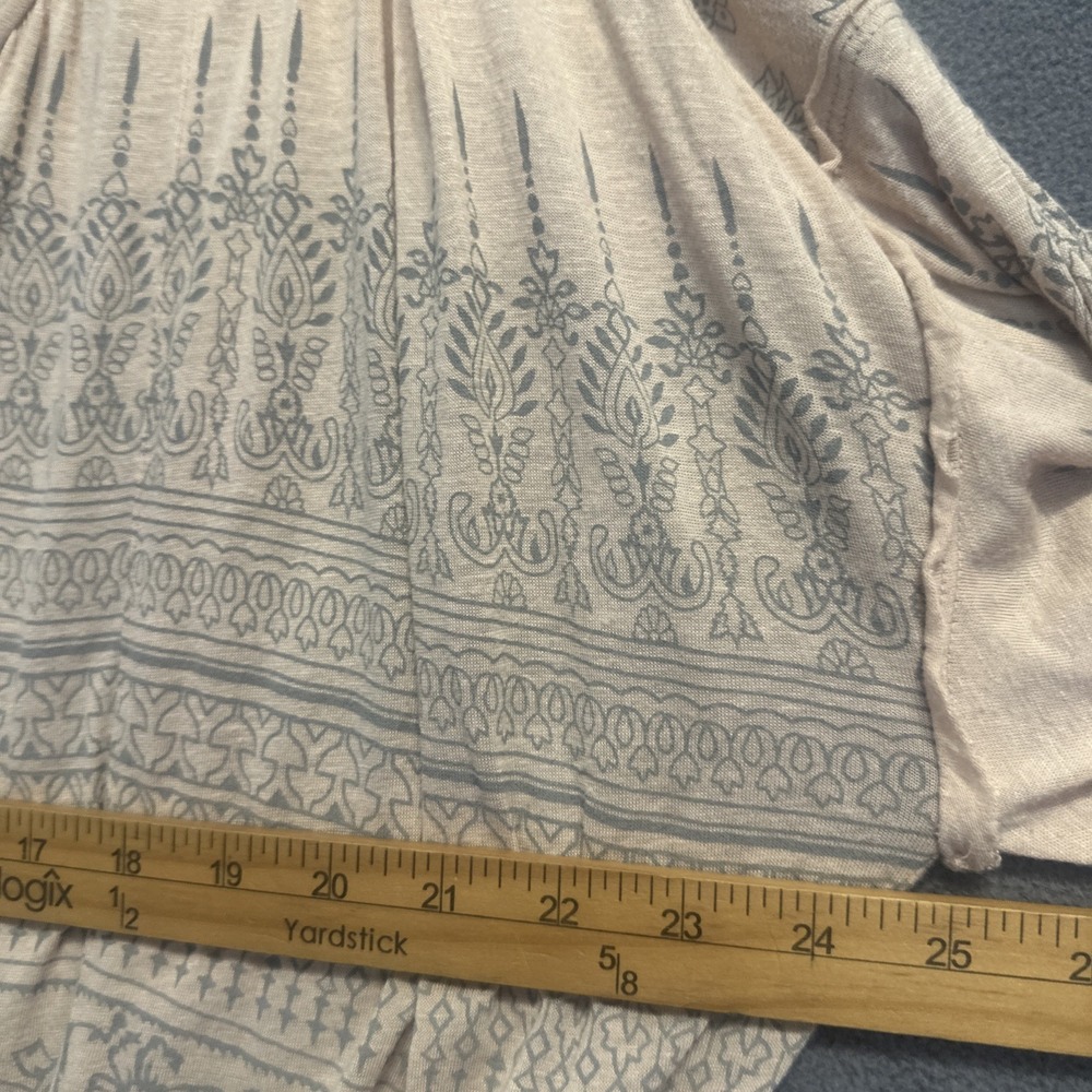 Free People Weekend Warrior Tie Waist Open Back Top Size S Hippie Boho Festival - Picture 7 of 10